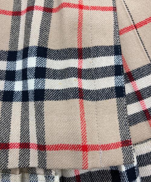 Burberry's（バーバリー）Burberry's (バーバリーズ) [OLD]ノバチェックウールラップスカート ベージュ サイズ:011AB2の古着・服飾アイテム