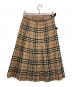 Burberry's (バーバリーズ) [OLD]ノバチェックウールラップスカート ベージュ サイズ:011AB2：8000円