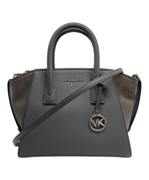 MICHAEL KORS（マイケル・コース）MICHAEL KORS (マイケル・コース) AVRIL SMALL LEATHER TOP-ZIP SATCHELの古着・服飾アイテム