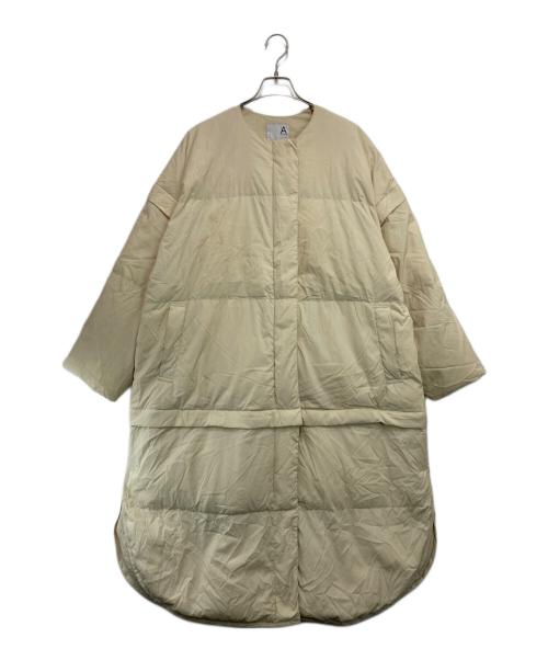 emmi atelier（エミアトリエ）emmi atelier (エミアトリエ) 金子綾 ECOマルチウェイダウン ベージュ サイズ:1の古着・服飾アイテム