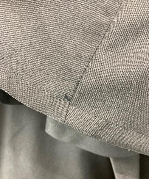 YOHJI YAMAMOTO（ヨウジヤマモト）YOHJI YAMAMOTO (ヨウジヤマモト) ウールギャバジンラップスカート ブラック サイズ:2の古着・服飾アイテム