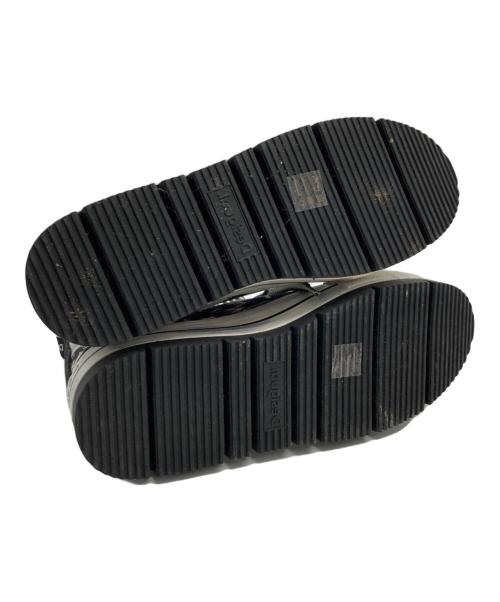 Desigual（デシグアル）Desigual (デシグアル) タータンチェック 厚底ハイカットスニーカー/ヴィンテージ加工 ブラック サイズ:UK5/EU38の古着・服飾アイテム