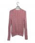POLO RALPH LAUREN (ポロ・ラルフローレン) コットンケーブルニット ピンク サイズ:M（165/92A)：7000円