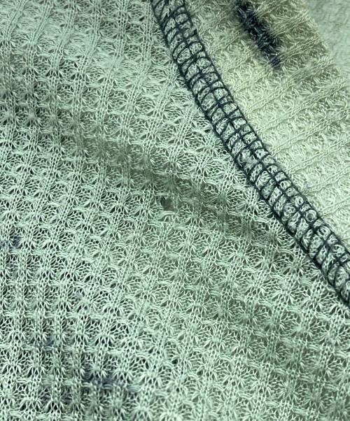 DIESEL（ディーゼル）DIESEL (ディーゼル) プリントサーマルカットソー グリーン×グレー サイズ:Lの古着・服飾アイテム