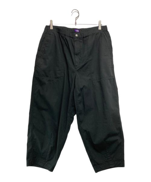 THE NORTHFACE PURPLELABEL（ザ・ノースフェイス パープルレーベル）THE NORTHFACE PURPLELABEL (ザ・ノースフェイス パープルレーベル) Ripstop Wide Cropped Field Pants ブラック サイズ:34の古着・服飾アイテム