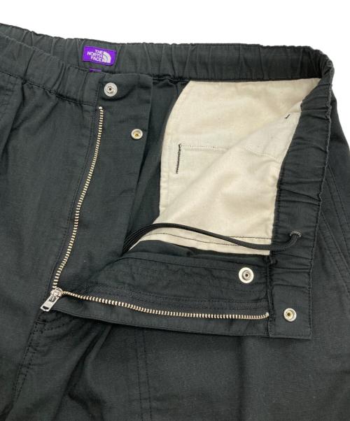 THE NORTHFACE PURPLELABEL（ザ・ノースフェイス パープルレーベル）THE NORTHFACE PURPLELABEL (ザ・ノースフェイス パープルレーベル) Ripstop Wide Cropped Field Pants ブラック サイズ:34の古着・服飾アイテム