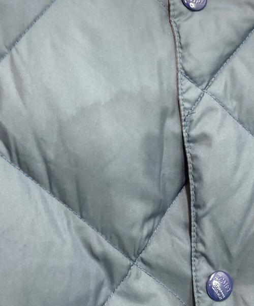 comfy（コンフィー）comfy (コンフィー) ノーカラーダウンジャケット ネイビー サイズ:Lの古着・服飾アイテム