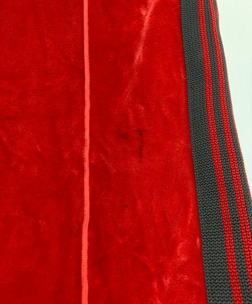Needles（ニードルズ）Needles (ニードルズ) ベロアトラックパンツ レッド サイズ:Sの古着・服飾アイテム