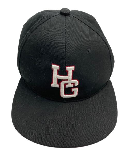 Hysteric Glamour（ヒステリックグラマー）Hysteric Glamour (ヒステリックグラマー) HG刺繍 ベースボールキャップ ブラック サイズ:FREEの古着・服飾アイテム