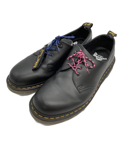 Dr.Martens（ドクターマーチン）Dr.Martens (ドクターマーチン) ATMOS (アトモス) コラボ3ホールレザーシューズ ブラック サイズ:UK9の古着・服飾アイテム