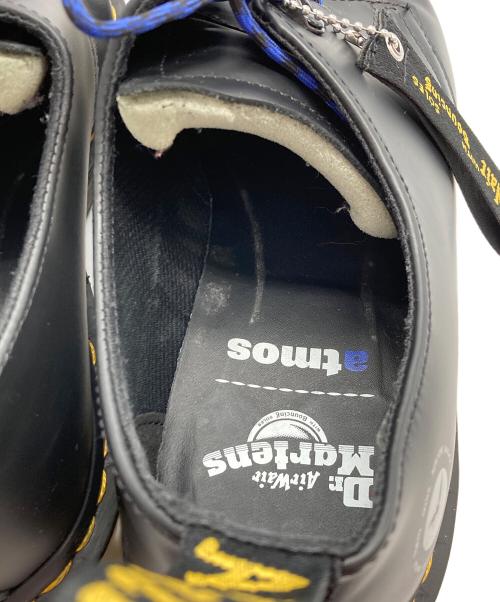 Dr.Martens（ドクターマーチン）Dr.Martens (ドクターマーチン) ATMOS (アトモス) コラボ3ホールレザーシューズ ブラック サイズ:UK9の古着・服飾アイテム