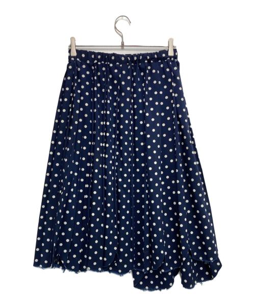 ROBE DE CHAMBRE COMME DES GARCONS（ローブドシャンブル コムデギャルソン）ROBE DE CHAMBRE COMME DES GARCONS (ローブドシャンブル コムデギャルソン) ドットスカート ネイビー サイズ:-の古着・服飾アイテム