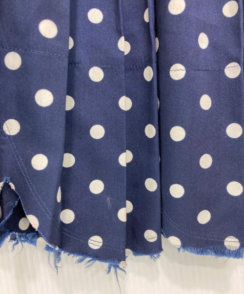 ROBE DE CHAMBRE COMME DES GARCONS（ローブドシャンブル コムデギャルソン）ROBE DE CHAMBRE COMME DES GARCONS (ローブドシャンブル コムデギャルソン) ドットスカート ネイビー サイズ:-の古着・服飾アイテム