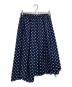 ROBE DE CHAMBRE COMME DES GARCONS（ローブドシャンブル コムデギャルソン）の古着「ドットスカート」｜ネイビー