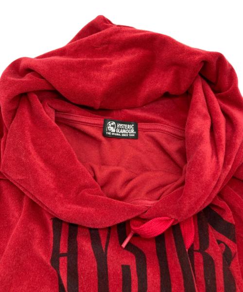 Hysteric Glamour（ヒステリックグラマー）Hysteric Glamour (ヒステリックグラマー) パーカーワンピース レッド サイズ:SIZE FREEの古着・服飾アイテム