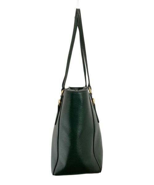 LAUREN RALPH LAUREN（ローレンラルフローレン）LAUREN RALPH LAUREN (ローレンラルフローレン) トートバッグ グリーンの古着・服飾アイテム