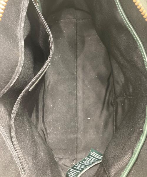 LAUREN RALPH LAUREN（ローレンラルフローレン）LAUREN RALPH LAUREN (ローレンラルフローレン) トートバッグ グリーンの古着・服飾アイテム