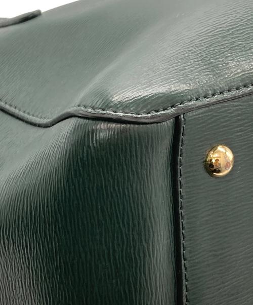 LAUREN RALPH LAUREN（ローレンラルフローレン）LAUREN RALPH LAUREN (ローレンラルフローレン) トートバッグ グリーンの古着・服飾アイテム