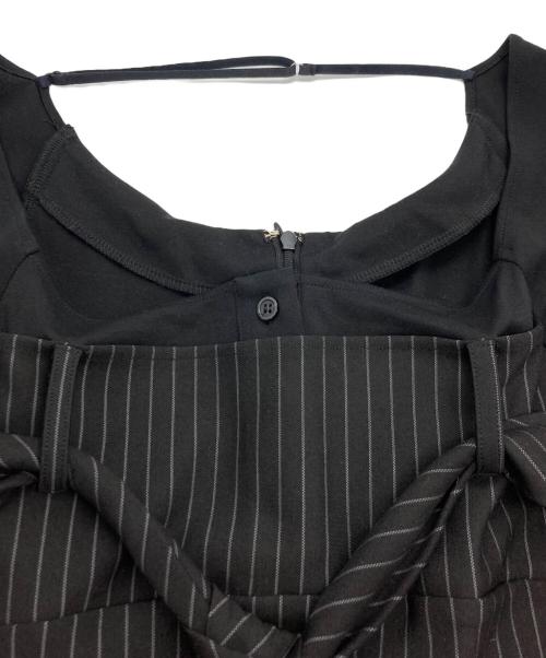 melt the lady（メルトザレディ）MELT THE LADY (メルトザレディ) nack tie mini dress ブラック サイズ:Fの古着・服飾アイテム