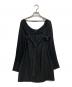 MELT THE LADY（メルトザレディ）の古着「nack tie mini dress」｜ブラック