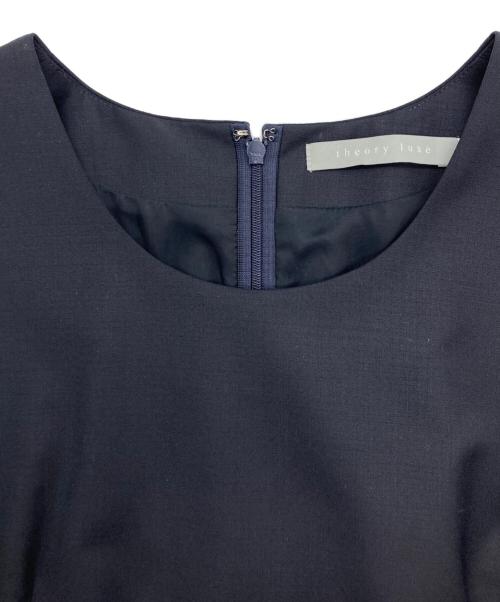 theory luxe（セオリーリュクス）theory luxe (セオリーリュクス) EXECUTIVE NIKKIA F/EXECUTIVE ABEER NLセットアップワンピース ネイビーの古着・服飾アイテム