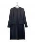 theory luxe（セオリーリュクス）の古着「EXECUTIVE NIKKIA F/EXECUTIVE ABEER NLセットアップワンピース」｜ネイビー