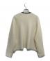 BALLSEY (ボールジィ) ウールナイロンブークレー フロントオープンカーディガン ベージュ サイズ:S：10000円