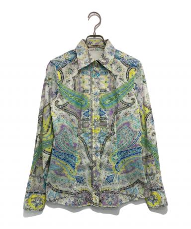 中古・古着通販】ETRO (エトロ) ペイズリー柄長袖シャツ マルチカラー