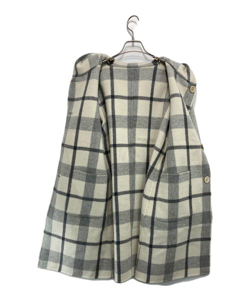 ARTISAN（アルチザン）ARTISAN (アルチザン) エアファブリバー ウールコート グレー サイズ:9の古着・服飾アイテム