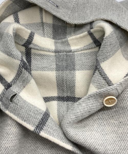 ARTISAN（アルチザン）ARTISAN (アルチザン) エアファブリバー ウールコート グレー サイズ:9の古着・服飾アイテム