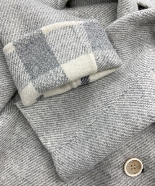 ARTISAN（アルチザン）ARTISAN (アルチザン) エアファブリバー ウールコート グレー サイズ:9の古着・服飾アイテム