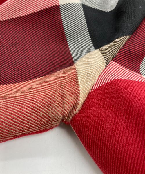 BLUE LABEL CRESTBRIDGE（ブルーレーベルクレストブリッジ）BLUE LABEL CRESTBRIDGE (ブルーレーベルクレストブリッジ) ウールチェックワンピース レッド×ベージュ サイズ:38の古着・服飾アイテム