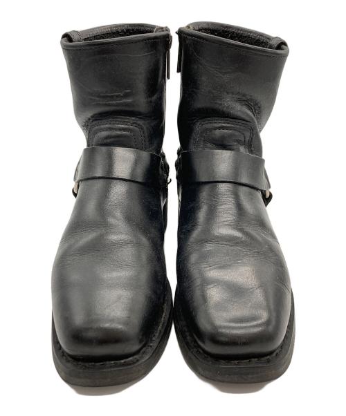 HARLEY-DAVIDSON（ハーレーダビッドソン）HARLEY-DAVIDSON (ハーレーダビッドソン) リングブーツ ブラック サイズ:26の古着・服飾アイテム