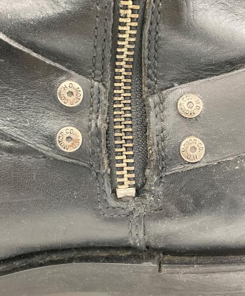 HARLEY-DAVIDSON（ハーレーダビッドソン）HARLEY-DAVIDSON (ハーレーダビッドソン) リングブーツ ブラック サイズ:26の古着・服飾アイテム