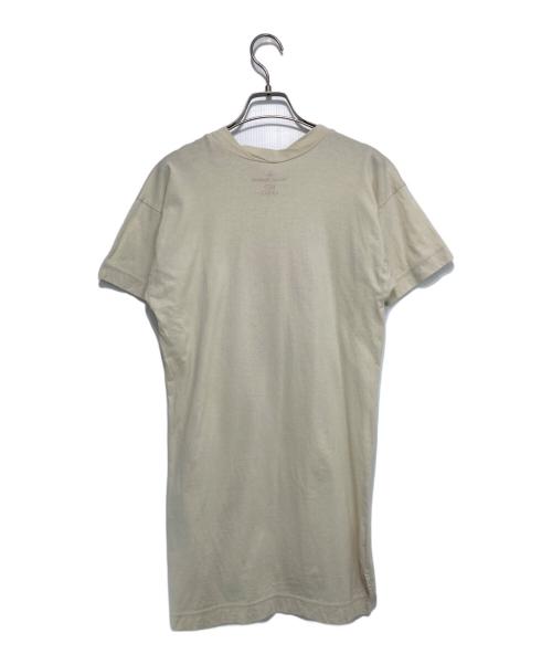 Vivienne Westwood RED LABEL（ヴィヴィアンウエストウッドレッドレーベル）Vivienne Westwood RED LABEL (ヴィヴィアンウエストウッドレッドレーベル) スカル オーブ プリント半袖カットソーワンピース ベージュ サイズ:2の古着・服飾アイテム