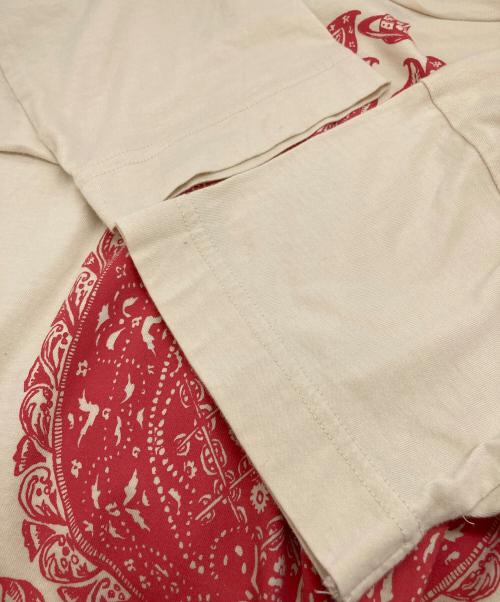 Vivienne Westwood RED LABEL（ヴィヴィアンウエストウッドレッドレーベル）Vivienne Westwood RED LABEL (ヴィヴィアンウエストウッドレッドレーベル) スカル オーブ プリント半袖カットソーワンピース ベージュ サイズ:2の古着・服飾アイテム