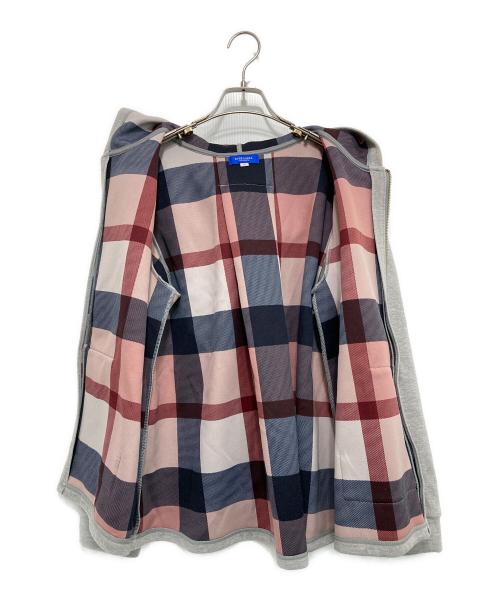 BLUE LABEL CRESTBRIDGE（ブルーレーベルクレストブリッジ）BLUE LABEL CRESTBRIDGE (ブルーレーベルクレストブリッジ) ジップパーカー グレー サイズ:38の古着・服飾アイテム