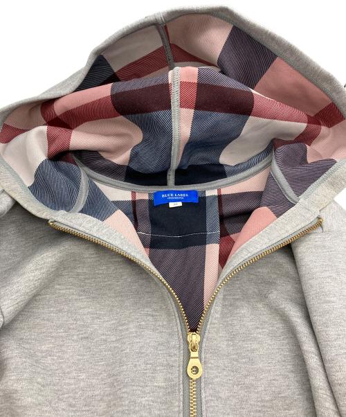 BLUE LABEL CRESTBRIDGE（ブルーレーベルクレストブリッジ）BLUE LABEL CRESTBRIDGE (ブルーレーベルクレストブリッジ) ジップパーカー グレー サイズ:38の古着・服飾アイテム