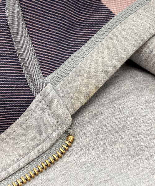 BLUE LABEL CRESTBRIDGE（ブルーレーベルクレストブリッジ）BLUE LABEL CRESTBRIDGE (ブルーレーベルクレストブリッジ) ジップパーカー グレー サイズ:38の古着・服飾アイテム