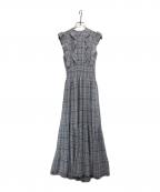 Snidelスナイデル）の古着「Sustainableフリルワンピース」｜スカイブルー