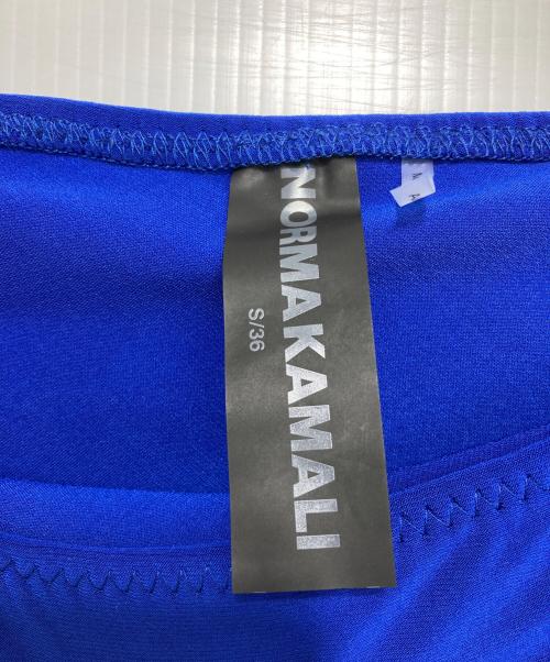 norma kamali（ノーマカマリ）norma kamali (ノーマカマリ) Diana ドレス ブルー サイズ:36の古着・服飾アイテム