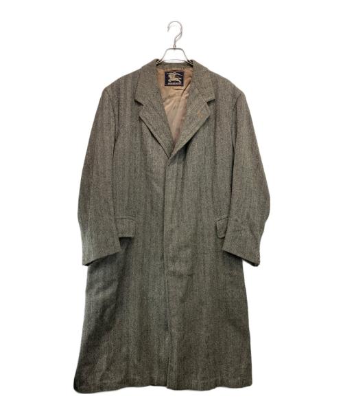 Burberry's（バーバリー）Burberry's (バーバリーズ) [古着]40-50's ヴィンテージツイードヘリンボーンコート グレー サイズ:-の古着・服飾アイテム