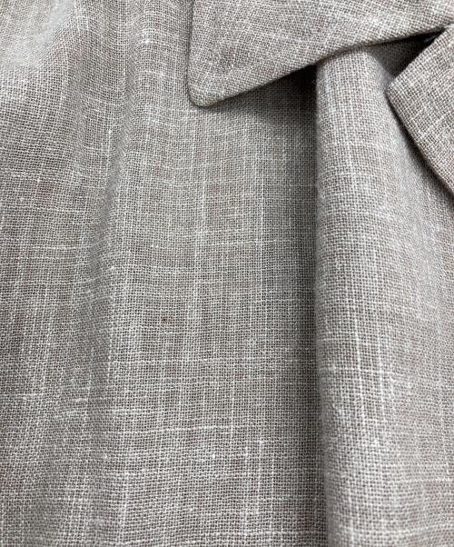 BURBERRY LONDON（バーバリーロンドン）BURBERRY LONDON (バーバリーロンドン) ウールリネンシャツジャケット ベージュ サイズ:LLの古着・服飾アイテム