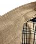 中古・古着 BURBERRY LONDON (バーバリーロンドン) ウールリネンシャツジャケット ベージュ サイズ:LL：13000円