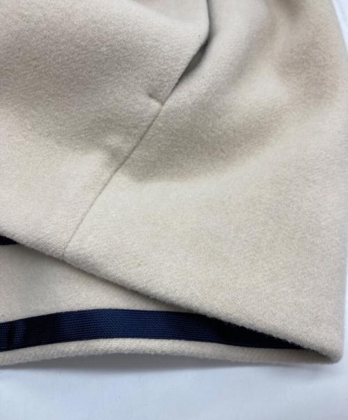 45R（フォーティファイブ・アール）45R (フォーティファイブ・アール) ウール メルトン ショールカラー Pラップ ジャケット ベージュ サイズ:2の古着・服飾アイテム