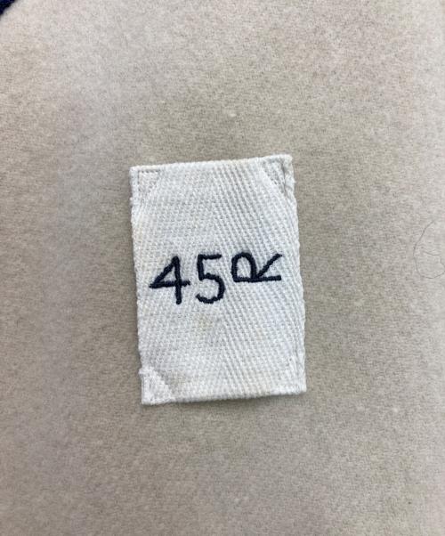 45R（フォーティファイブ・アール）45R (フォーティファイブ・アール) ウール メルトン ショールカラー Pラップ ジャケット ベージュ サイズ:2の古着・服飾アイテム