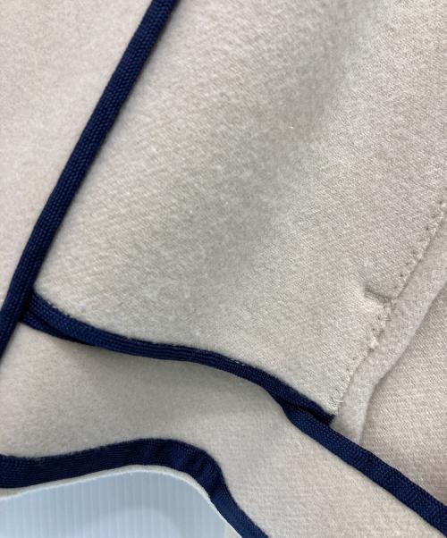 45R（フォーティファイブ・アール）45R (フォーティファイブ・アール) ウール メルトン ショールカラー Pラップ ジャケット ベージュ サイズ:2の古着・服飾アイテム