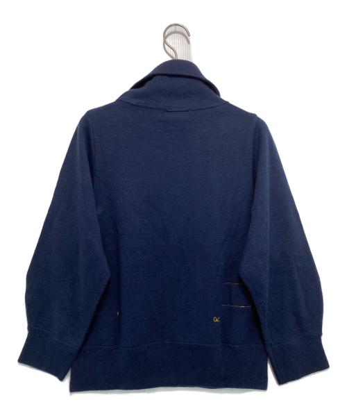 45R（フォーティファイブ・アール）45R (フォーティファイブ・アール) スムースのオフタートル ネイビー サイズ:★★の古着・服飾アイテム