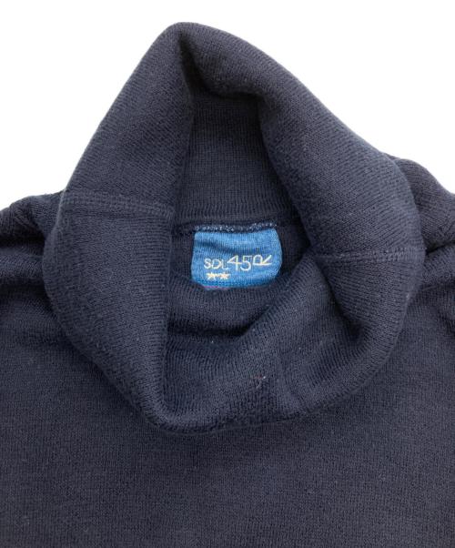 45R（フォーティファイブ・アール）45R (フォーティファイブ・アール) スムースのオフタートル ネイビー サイズ:★★の古着・服飾アイテム