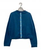 45Rフォーティファイブ・アール）の古着「ヤクコットンスムースのカーディガン」｜ブルー